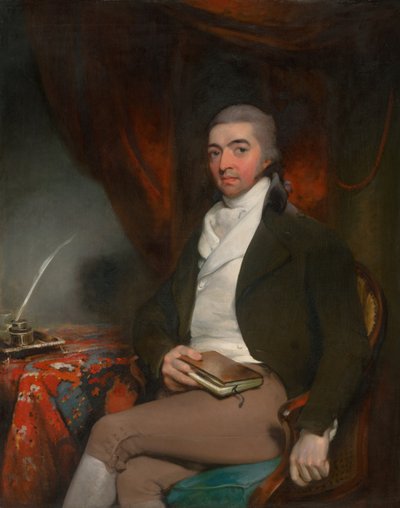 Ritratto di un uomo seduto con un libro da Thomas Lawrence